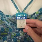 AQUA Blues Y2K Maxi Dress M Blue Pattern Photo 3