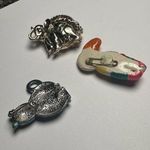 Toucan Tropical Bird, Elephant, Kitty Cat Brooch Pin Lot Of 3 Animal Photo 8