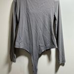 Amazon Gray Asymmetrical Fitted Bodysuit Photo 1