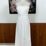 Beautiful Vintage 90s Destiny Chiffon Wedding Gown! White Size 16 Photo 0