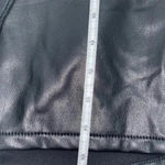 REWASH NWT  skirt wet look small black mini skirt asymmetrical whimsigoth Photo 11