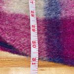 Wilfred Free Aritzia  The Ganna Womens Plaid Wool Blend‎ Shacket Fuchsia Multi XL Photo 6