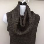 J.J. Basics Sleeveless Cowl Sweater Tunic/Sweater Dress w/Vertical Ribbing Knit Gray Size M Photo 1