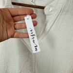 Maisie Size XS Brushed Gauzy Cotton Mini Dress Flowy Sleeves Beach Wedding‎ NWT White Photo 4
