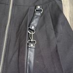 KILLSTAR  Black Skater Skirt with Zipper and Straps Photo 3