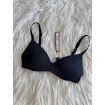 SKIMS Wireless Form Push-up Plunge Bra Onyx Size 30B Photo 3