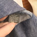 TAYLOR Womens Midi 100% Linen Fit And Flare Denim Dress Wedding Party Nautical Blue Size 12 Photo 7