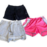 Lot of 3 Athletic Workout Shorts 90 Degree Champion C9 Size XS Black Photo 0