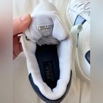 Ralph Lauren Quilton Bear Sneakers - White/Blue - US3//EU34 Photo 6