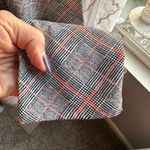 Dalia Womens Plaid Long Sleeve Blouse Size M Black/White/Red Red Size M Photo 2