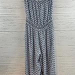 Tory Burch Printed Wide Leg Halter Silk Jumpsuit Size S Photo 1