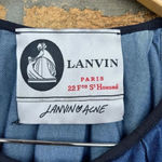 Lanvin X Acne bomber jacket medium Blue Photo 4