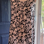 Lands' End  Black and White Sheath Midi Sleeveless Dress size MP (10/12) Photo 0