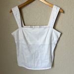Pilcro  white flyaway open back tank Photo 1