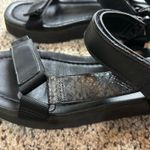 Vince Womens Black Platform Sandals Size 7.5 Strappy Carver Sport Photo 5