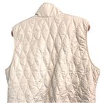 Old Navy  Quilted Puffer Vest XXL Plus Size 2X Cream Full Zip Up Lightweight Photo 7