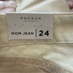 PacSun NWT  Eco Tan and Brown Paneled Mom Jeans - Size 24 Photo 2