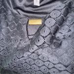 Tacera  Little Black Laced Long Sleeve Keyhole Dress Womens XL Photo 4