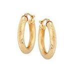 Saks 5th Avenue Saks Fifth Avenue 14k Solid Gold Hoops Photo 0