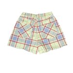 We Wore What  Boyfriend Short Plaid Garden Glade Women’s Sz 26 NWT Photo 2
