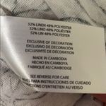 Orvis  Leaf Print Linen Blend Tee Large Photo 5