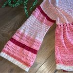 Sundance  Free In Spirit Open Front Cardigan Knit Pink Photo 11