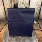 Summer & Rose NWOT Navy Blue Vegan Backpack Large Purse Photo 0