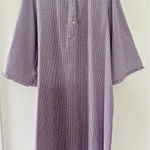 Rungolee Jacqueline Dress Womens XL Purple Gingham Midi Ruffle Cottagecore NWT Photo 0