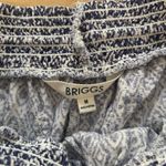 Briggs New York High Waist White and Blue Shorts Photo 4