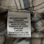 White Crow  Women Western Shirt Med Plaid Embroidered Floral Rodeo pearl button Photo 10