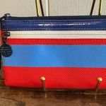 A Rare Modern Vintage HTF Tory Sport Activewear Line (Tory Burch)Zip Navy Wallet Orange Photo 0