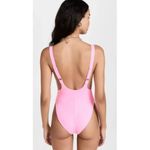Good American  Womens Black Lounge One Piece Swimsuit, Size 7 (4XL) Photo 4