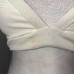 L*Space Vera Ribbed swimsuit bikini Bralette Crisscross Back Straps White size M Size M Photo 3