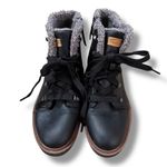 Dr. Scholl's Women's Love To Ankle Black Faux Leather Shearling Booties Sz 8 Photo 1