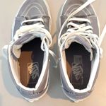 Light Gray Sk8-Hi Skate Shoe -Vans Classic Sneakers (Unisex) Photo 4