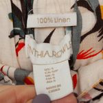 Cynthia Rowley Womens Floral Print Linen Blend High Waist Paperbag Shorts Size S Photo 3