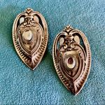 Costume Silver Victorian Vintage Costume Earrings Photo 3