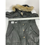 Womans Be Boundless Large Black Lined Hooded Coat Photo 5