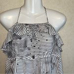 Hang Ten  Monochrome Striped Halter Dress Photo 2