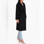 Avec Les Filles NWOT  Belted Longline Coat Color Black Size M Photo 8