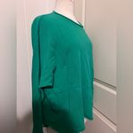 Frank & Eileen  $218 Anna Green Triple Fleece Sweater Capelet Coastal Fall Photo 3