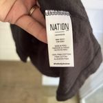 Nation Ltd Dress Womens Size XS Aria Ruffle Midi Dress Black Pima Cotton Photo 3