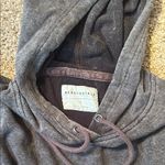 Aeropostale  brown/grey Knit hoodie with Relaxed Fit and Ribbed Cuffs Photo 1