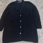 Elegant Black Women's Cardigan Sweater Size M Photo 0