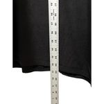 Athleta  Threadlight Asymmetrical Relaxed Tee Size XS Oversized Black Long Sleeve Photo 5