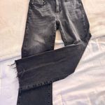 ZARA Black Straight Leg Cropped Jeans Photo 2