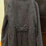 Pink Envelope Women’s Size Small Coat Preppy Old Money Gray Photo 3