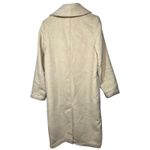 Abercrombie & Fitch  Tan Cream Wool Collared Overcoat Pea Coat Jacket Womens Sz M Photo 1