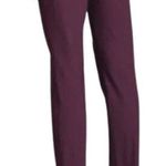 Theory  | Plum Purple Slim Leg Dress Pants Elastic Waist Size 8 Photo 1