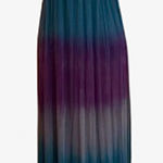 One Clothing purple teal gray ombre dip dye maxi dress with twisted straps Photo 0
